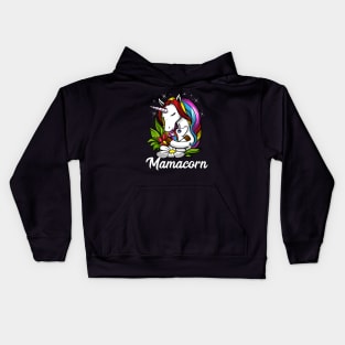 Mamacorn Unicorn Mom Kids Hoodie